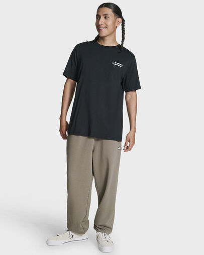 Star Logo T-Shirt Black, Back View