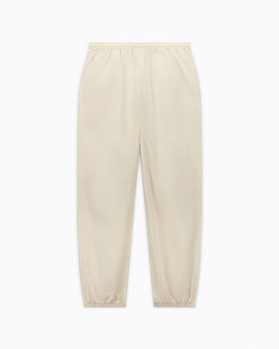 High-Rise Parachute Pants Natural Ivory, Back View