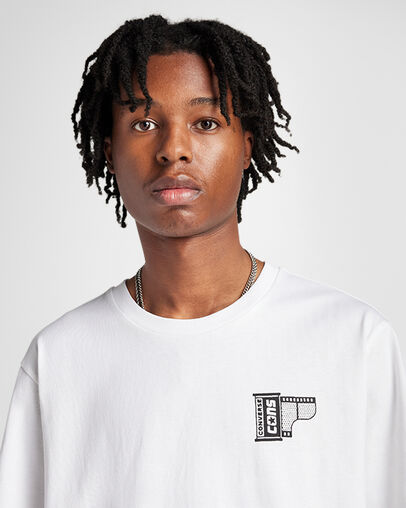 CONS Camera T-Shirt White, Detail View