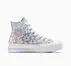 Chuck Taylor All Star Lift Platform Gradient Flowers Wet Stone/Orchid Dust