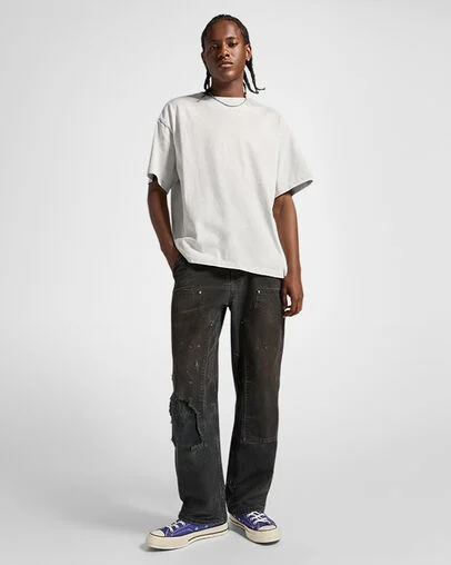 Chuck 70 Canvas Night Indigo/Egret/Black, On Foot Shot 1