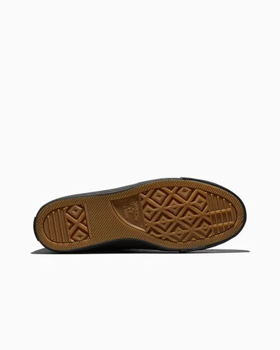 CONS CTAS Pro Leather Black/Yellow/Total Eclipse, Outsole View
