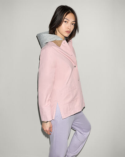 Box Star Relaxed Chore Jacket Petal Pit, Back View