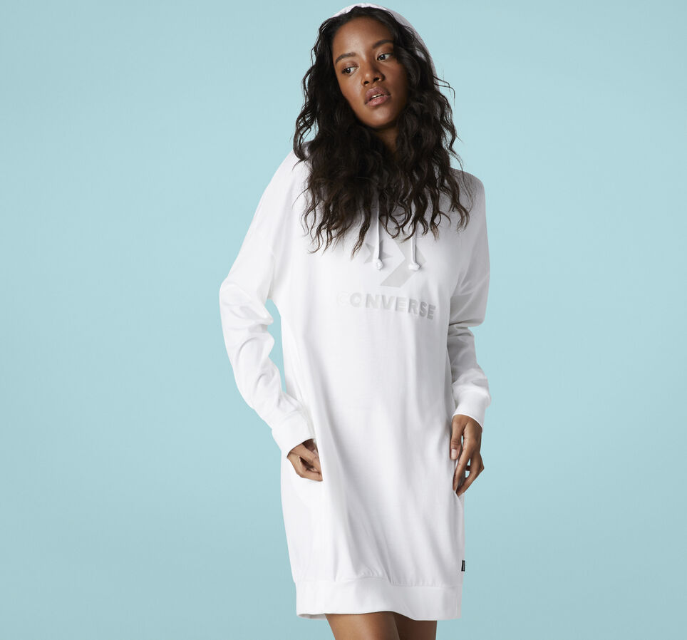 Oversized Pullover Hooded White