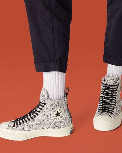 Boucle Wool Chuck 70 White/Black/Egret