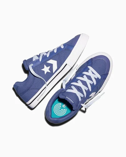 Converse Sport Casual Indigo Storm/White/Indigo Storm, Angled View