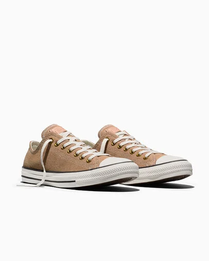 Chuck Taylor All Star Workwear-Inspired Twill Incensed/Vachetta Beige, Top and Side View