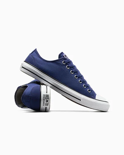 Chuck Taylor All Star Polyester & Suede Fresh Blueberry/White, Detail Angle View