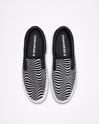 One Star CC Slip Black/White/White