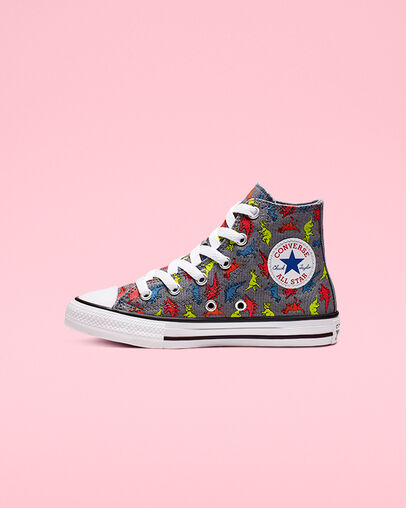 Chuck Taylor All Star Dinoverse High Top Cool Grey/Black/White