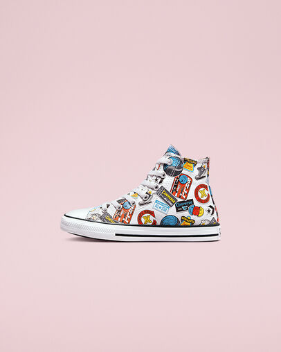 Nike x CONS Chuck Taylor All Star White/Black/Multi, Inner Side View