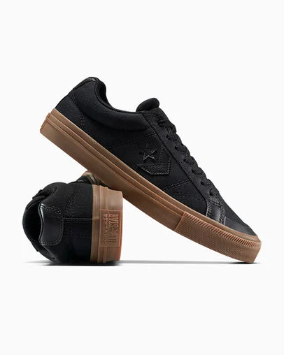 Sport Casual Black/Black/Gum, Detail Angle View