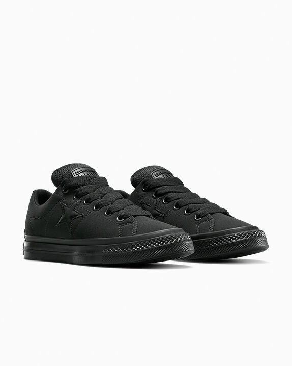 converse one star black high tops