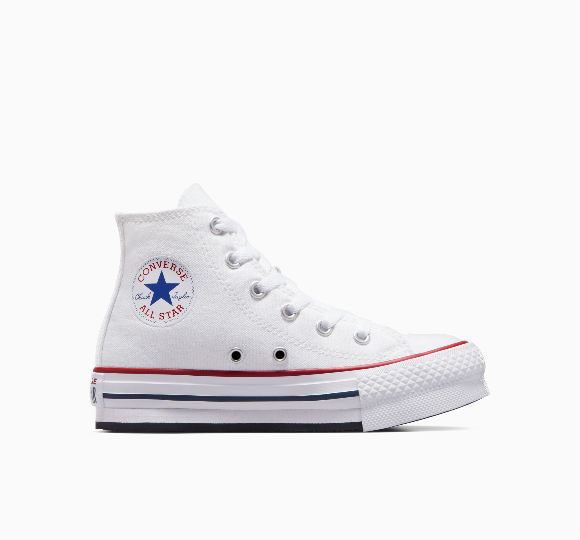 Converse Chuck Taylor All Star Lift Platform High PS 'White Garnet' Sneaker | Kid's Size 3