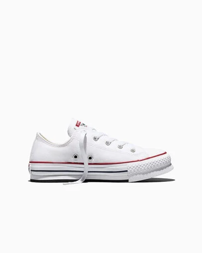 Chuck Taylor All Star EVA Lift Platform Canvas White/Garnet/Navy, Outer Side View