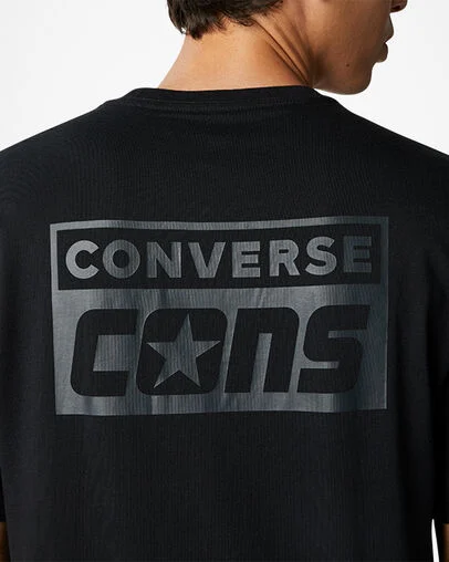 CONS Graphic T-Shirt Black, Detail View