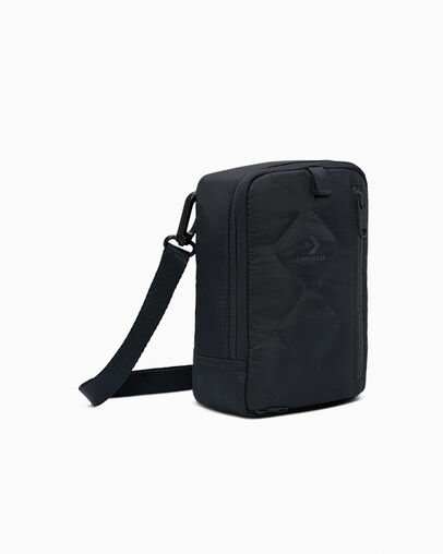 Convertible Crossbody Bag Converse Black, 3/4 View