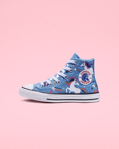Chuck Taylor All Star Unicons High Top Light Blue/Black/White