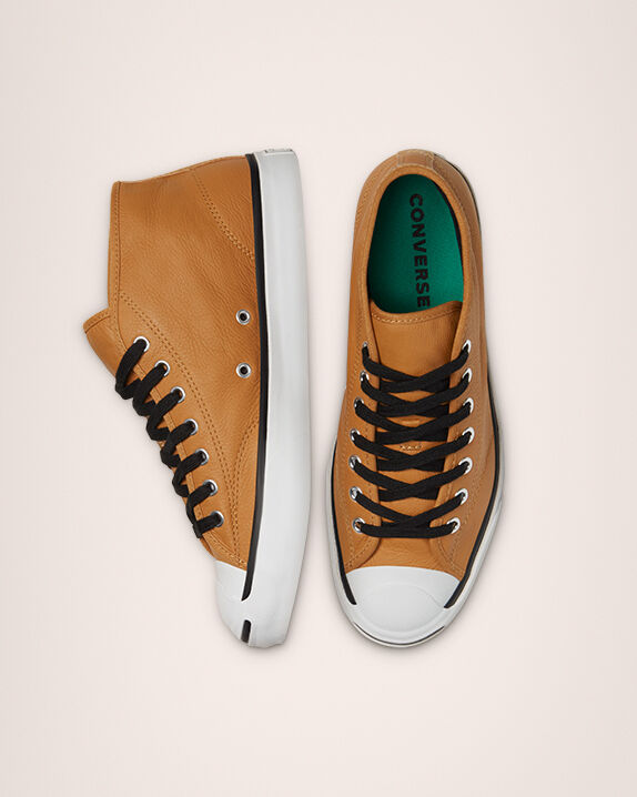 converse jack purcell leather high top