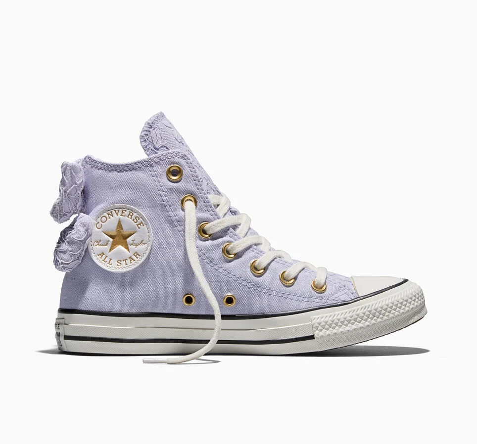 Chuck Taylor All Star Bows and Lace Almost Lavender/Vintage White