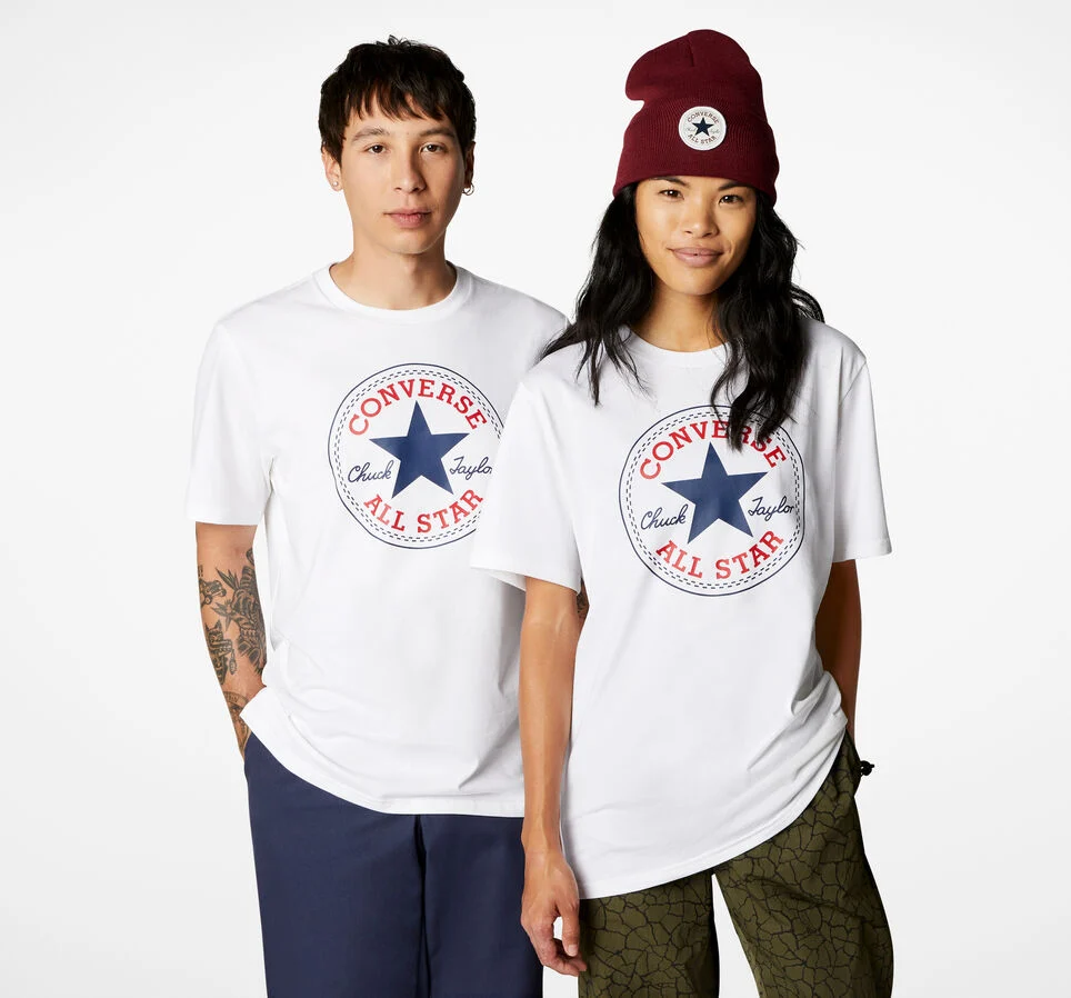 Converse Go-To All Star Patch Standard-Fit T-Shirt White