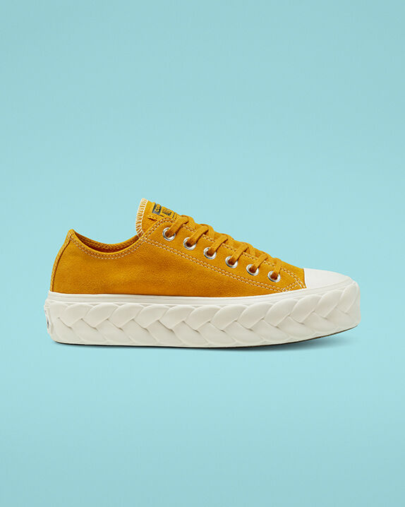 platform yellow converse