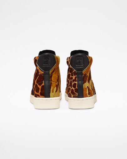 Pony Hair Pro Leather Black/Multi/Egret