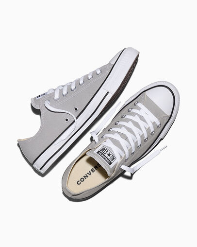 Chuck Taylor All Star Canvas Grey Area, Angled View