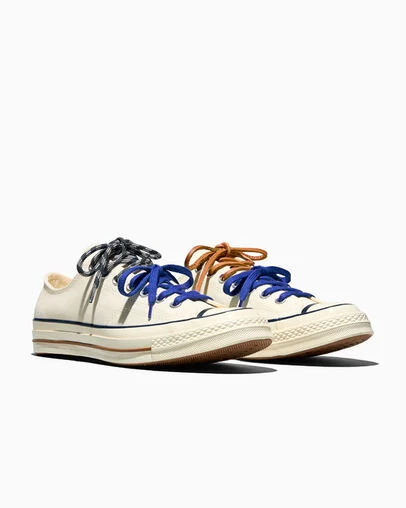 Chuck 70 Multi-Lace Egret/Navy/Incensed