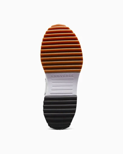 Run Star Hike Platform Canvas White/Black/Gum, Outsole View