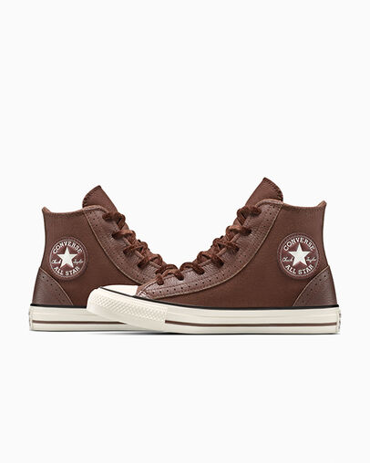 Chuck Taylor All Star Fleece Lined Totally Fudged/Totally Fudged, Detail Angle View