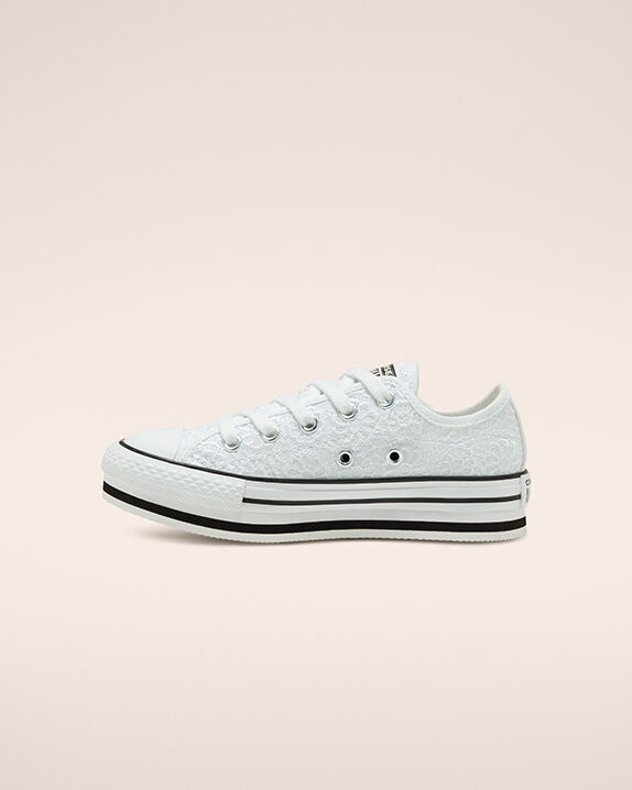 daisy crochet platform chuck taylor all star