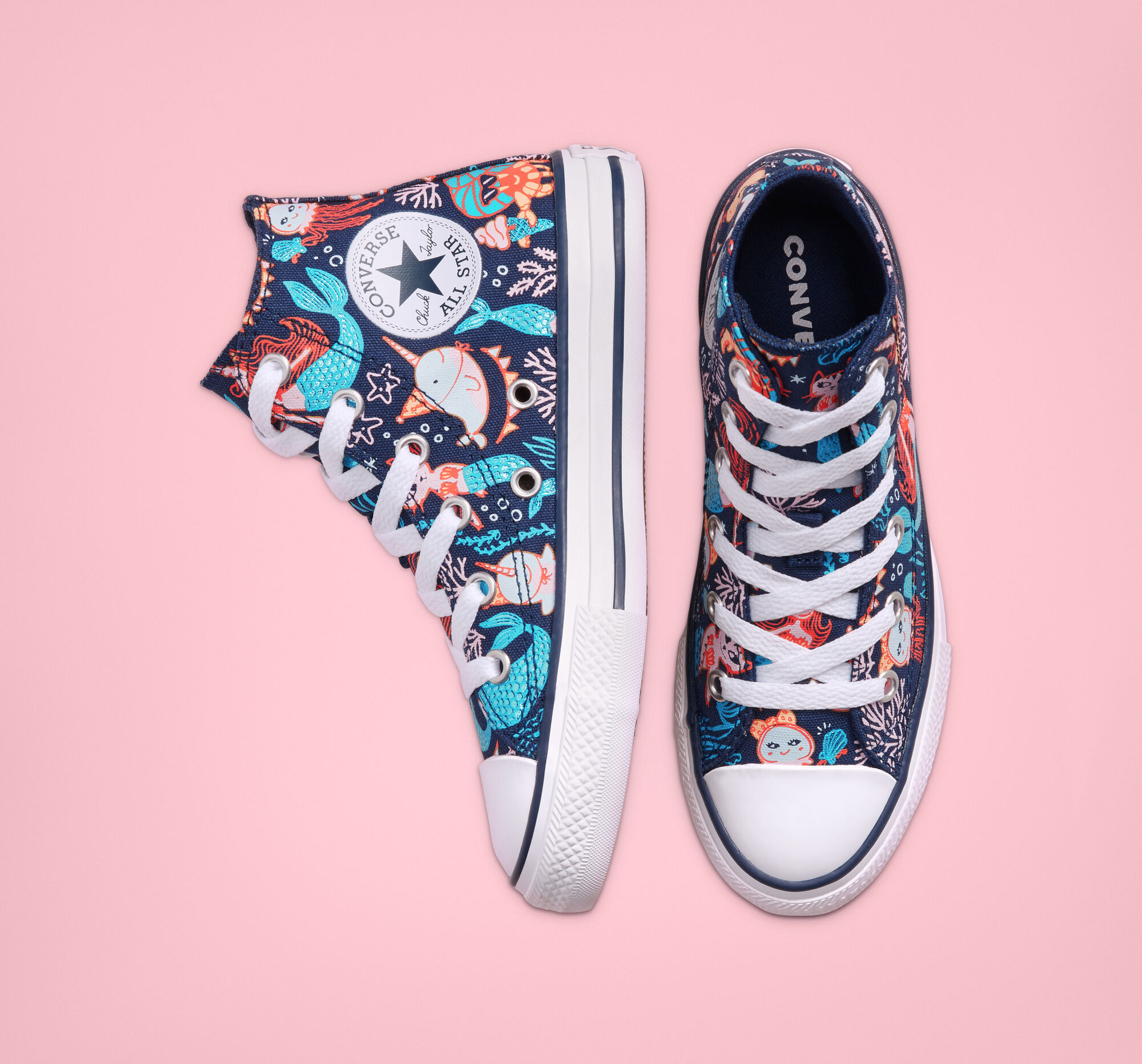 Converse Underwater Party Chuck Taylor All Star BigKids HighTopShoe