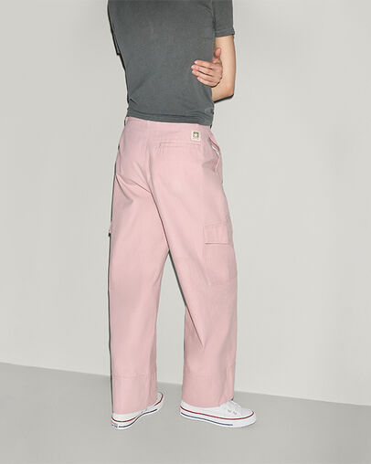 Utility Wide-Leg Pants Petal Pit, Full Body View