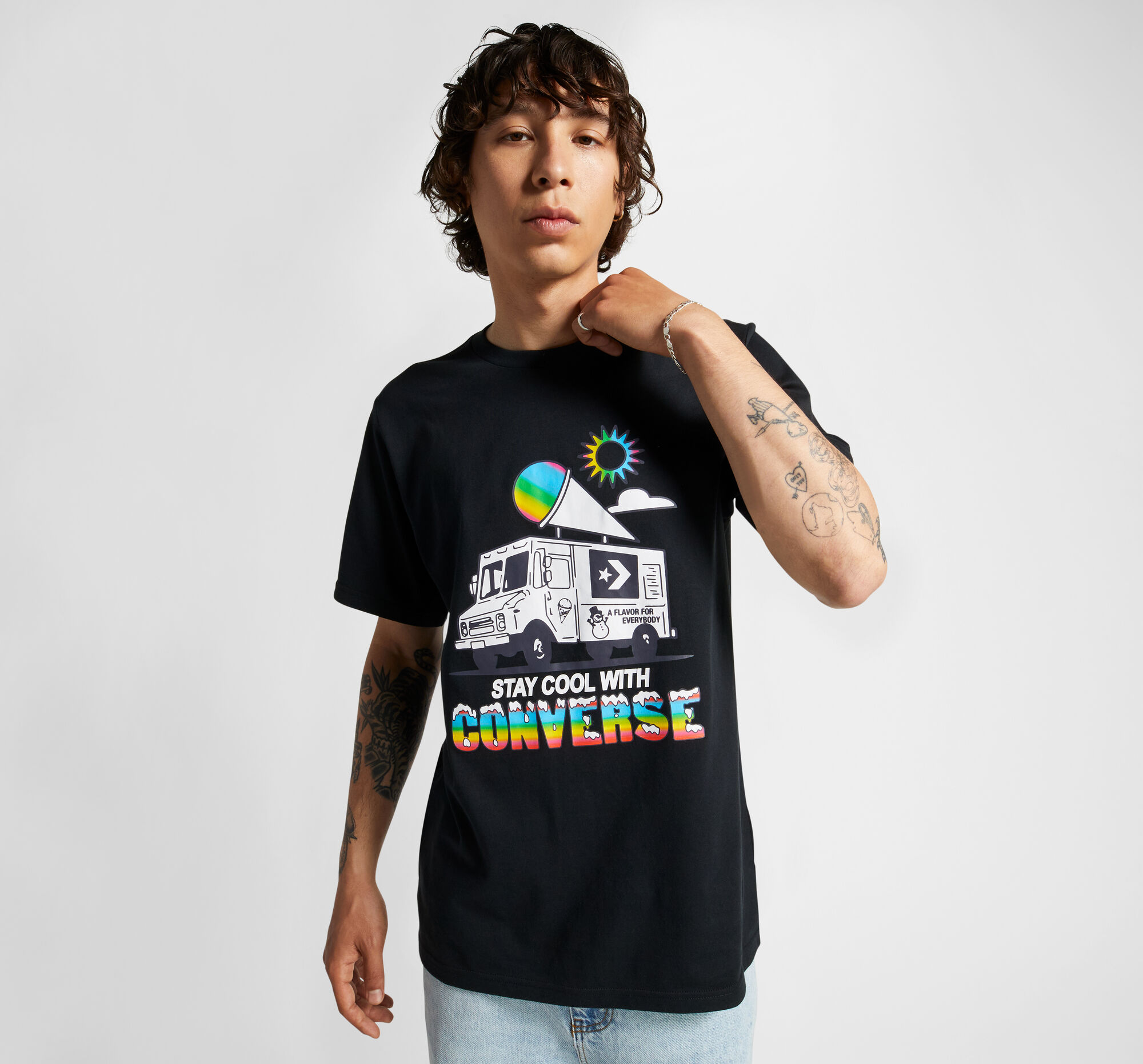 Snow Cone Graphic Loose Fit T-Shirt