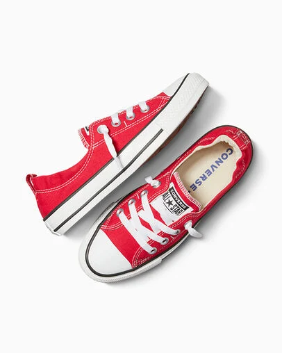 Chuck Taylor All Star Shoreline Canvas Varsity Red, Angled View
