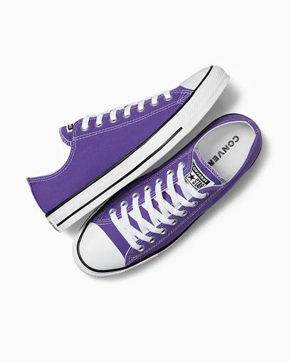 Chuck Taylor All Star Canvas Electric Purple, Angled View