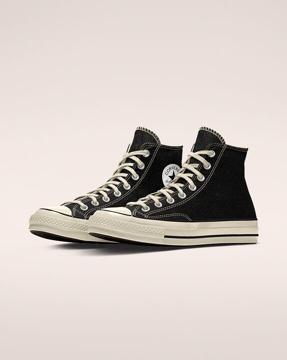 converse total black basse