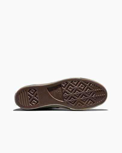 Chuck 70 Burnished Leather Brick Snack/Egret/Blue, Outsole View