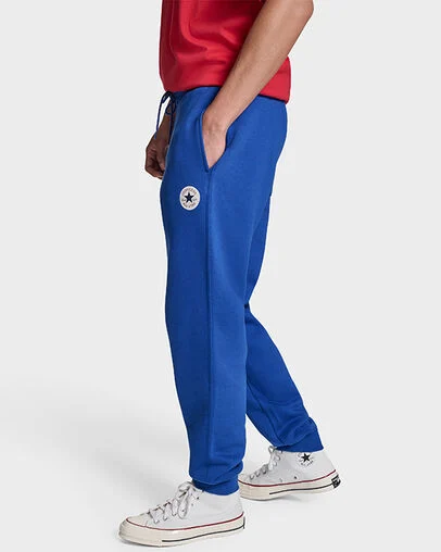 Chuck Taylor All Star Patch Joggers Blue, Back View
