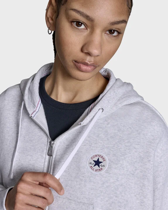 Retro Chuck Taylor Full-Zip Hoodie Women's Hoodie. Converse.com