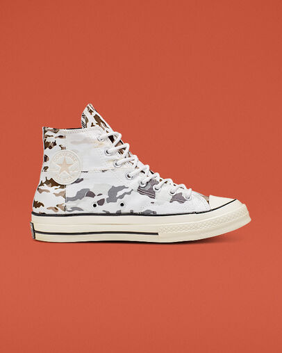 Blocked Camo Chuck 70 White/Carbon Grey/Egret