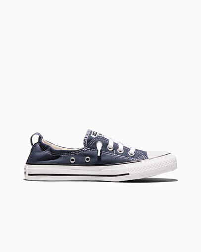 Chuck Taylor All Star Shoreline Canvas Athletic Navy, Outer Side View
