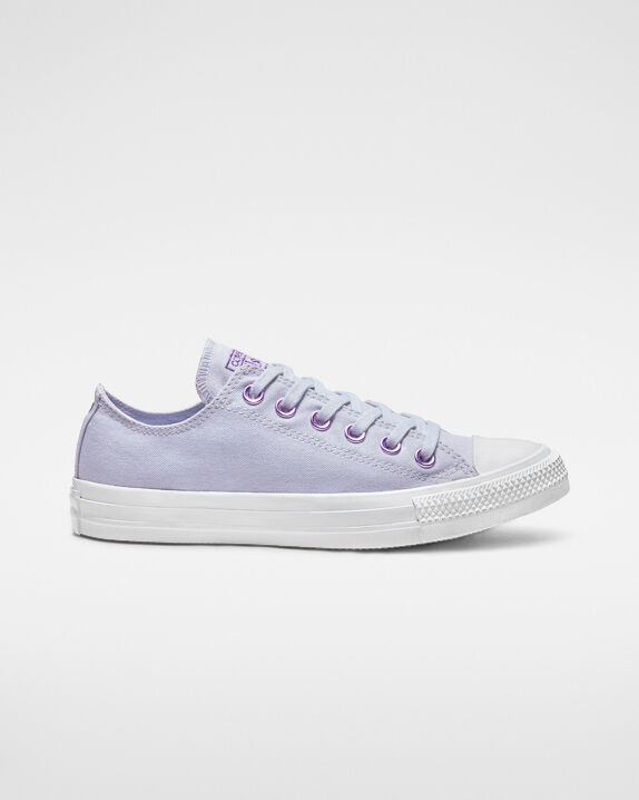 womens converse purple all star glitter ox trainers