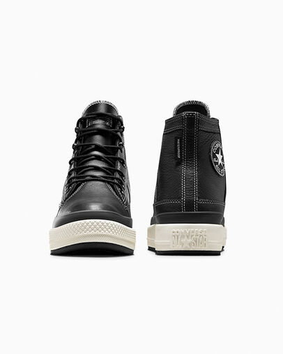 Chuck Taylor All Star Equip Waterproof Black/Black/Vintage White, Heel View