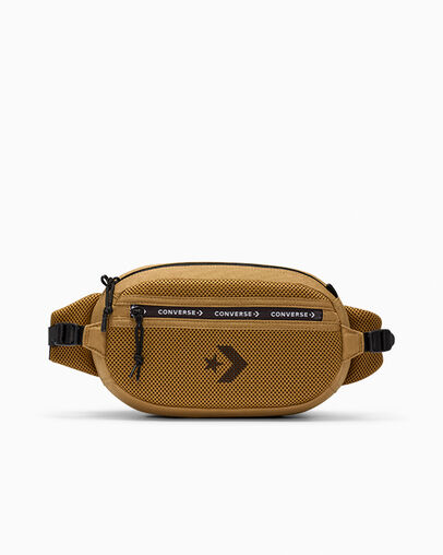 Mesh Sling Pack Trek Tan, Front View