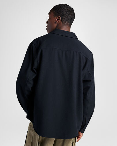 Button-Down Shirt Converse Black, Back View