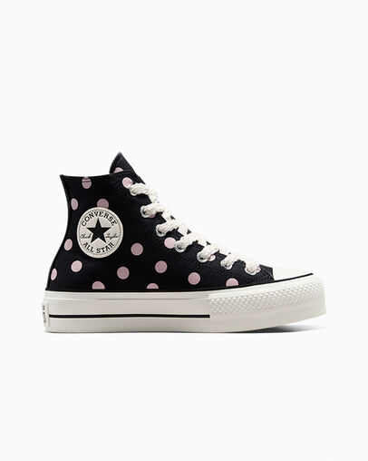 Chuck Taylor All Star Lift Platform Polka Dots Women's High Top