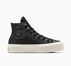 Chuck Taylor All Star Lift Platform Water Repellent Leather Black/Black/Egret