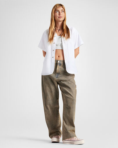 Chuck Taylor All Star Lift Platform Suede Pale Petal/Natural Ivory/Black, On Foot Shot 1